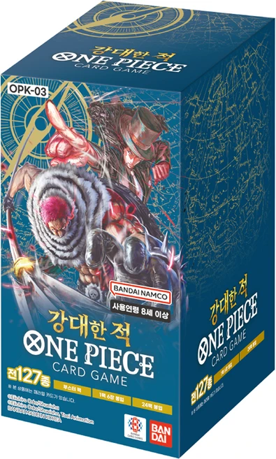 원피스 강대한 적 3탄 부스터팩 1박스, 블루그린, 1개 - 쿠팡