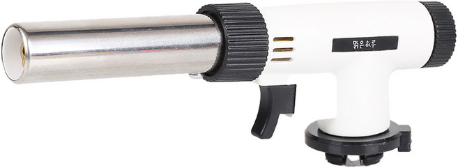 지앤디맑은하루 휴대용 자동 토치, 화이트, 1개