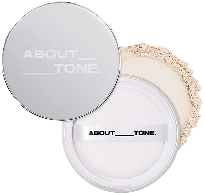 ABOUT TONE. The Blur 純素柔焦定妝蜜粉 10g, 1個, 膚色