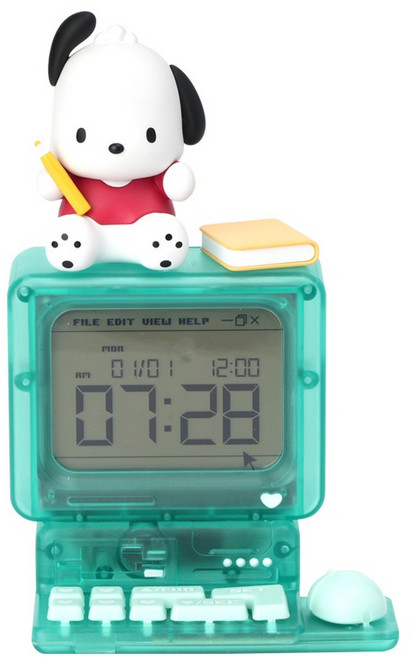 ROYCHE 三麗鷗角色 復古電腦 數位桌鐘, 帕恰狗