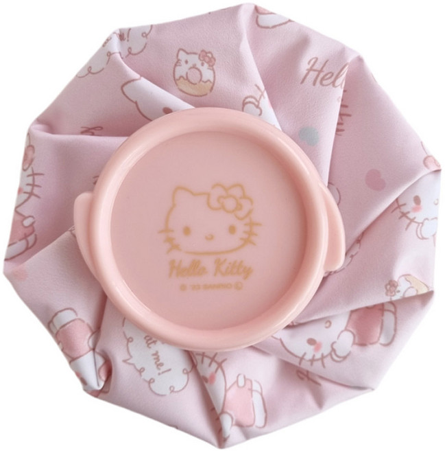 스케이터 소형 냉온 찜질팩 산리오 핑크 15 cm, 1개