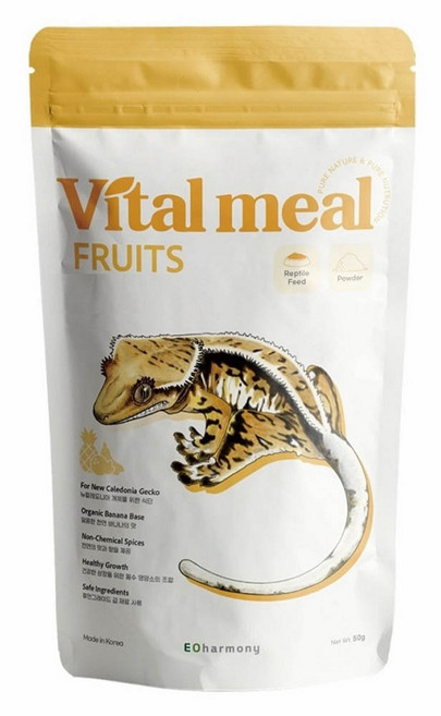 이오하모니 바이탈밀 렙타일 도마뱀 슈퍼푸드 후르츠 파우치, 50g, 1개