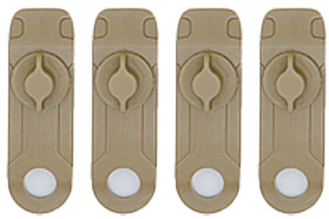 올라운더 캠핑 타프 상어 클립 대형 텐트 악세사리 4p, 카키