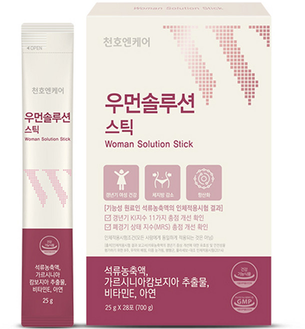 우먼솔루션 천호엔케어 갱년기 스틱 젤리 영양제 28p, 700g, 1개