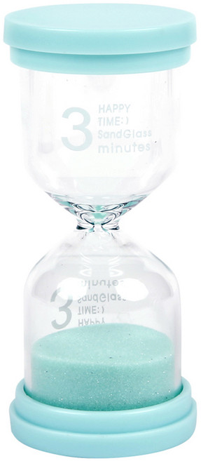 슈퍼쌤 탁상용 모래시계 3분, 1개, 그린계열