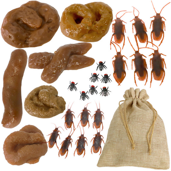 더러운 똥 주머니 26p 세트, 혼합색상, 1세트