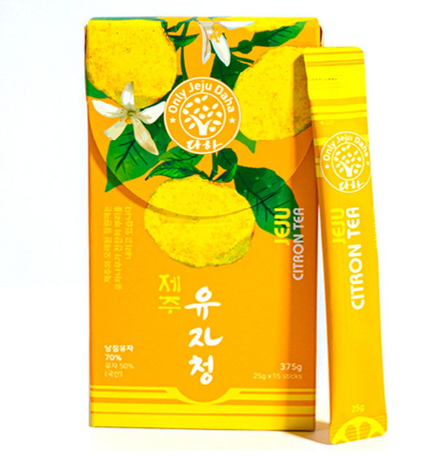 다하 제주 유자청 스틱, 25g, 15개입, 1개