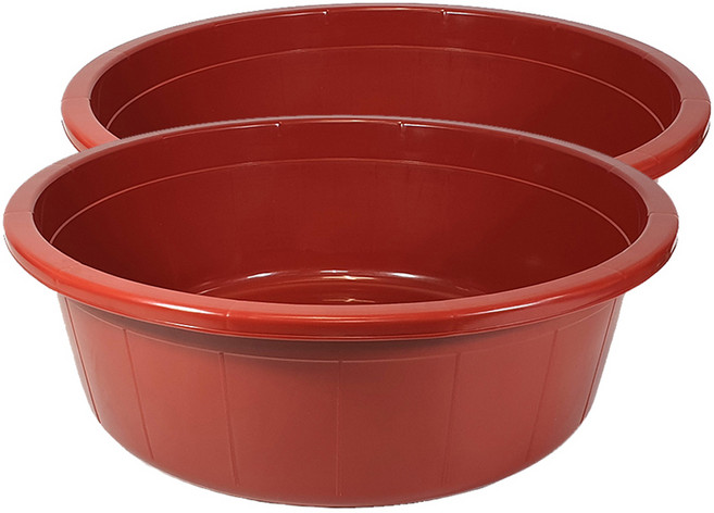 PE 로얄 고무 대야, 2개