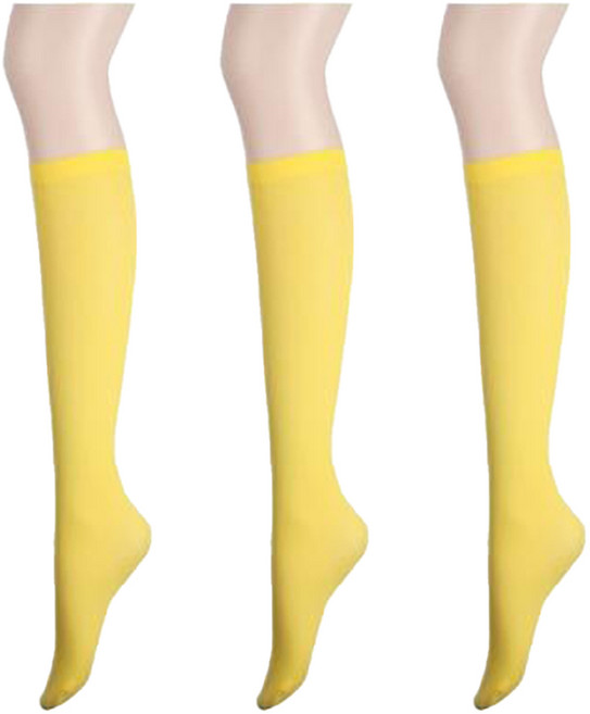 애니레그 컬러 반 판타롱 스타킹 80D 3p