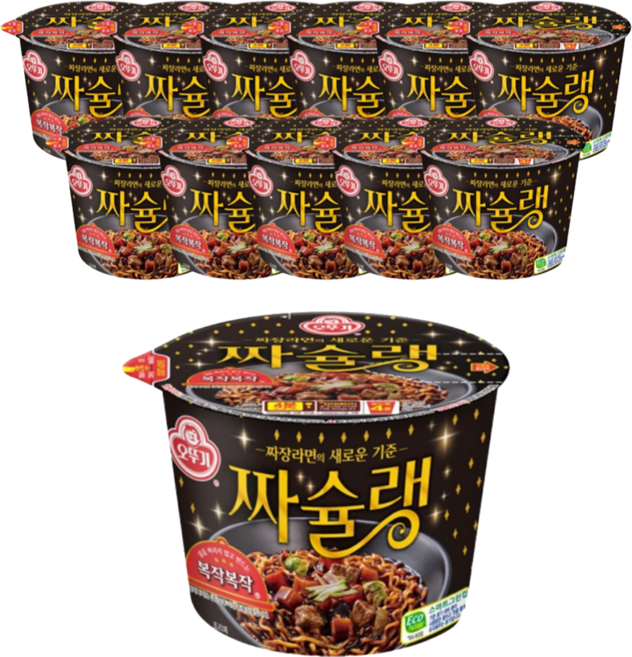 오뚜기 짜슐랭 용기 125g, 12개