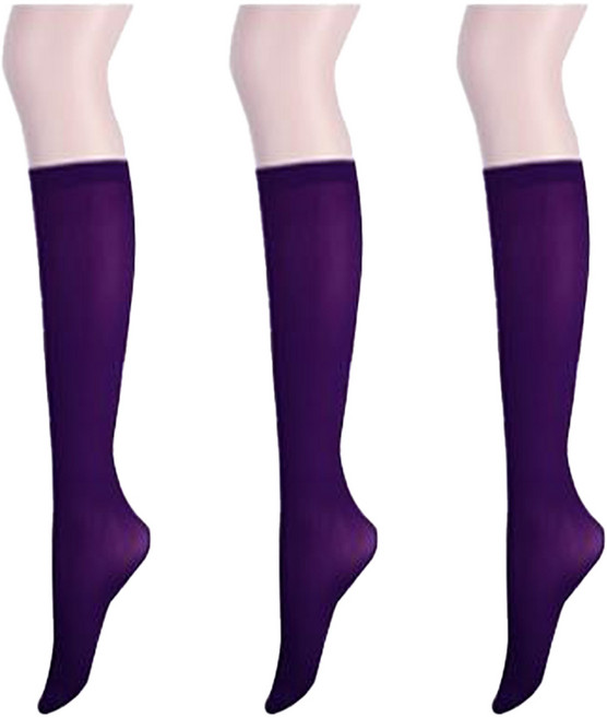 애니레그 컬러 반 판타롱 스타킹 80D 3p