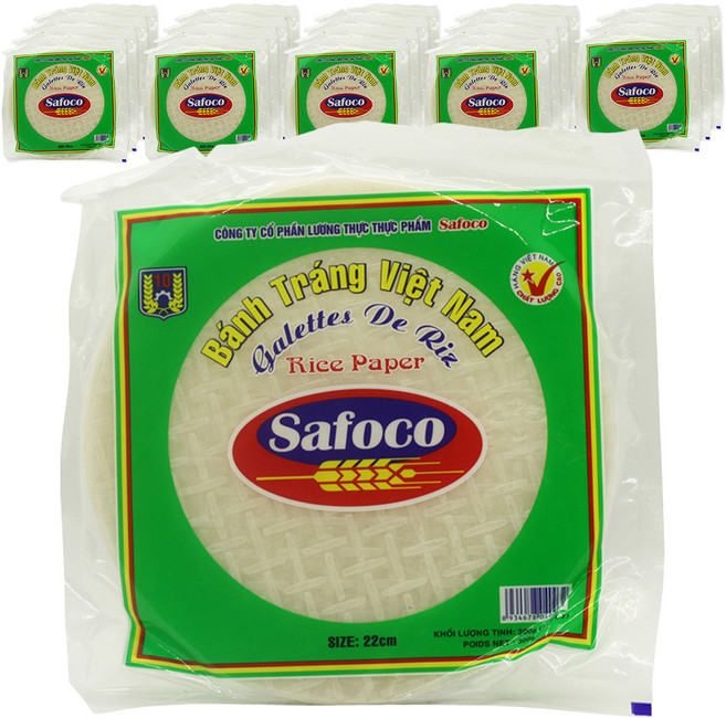 Safoco 圓形米紙 22cm, 300g, 20個