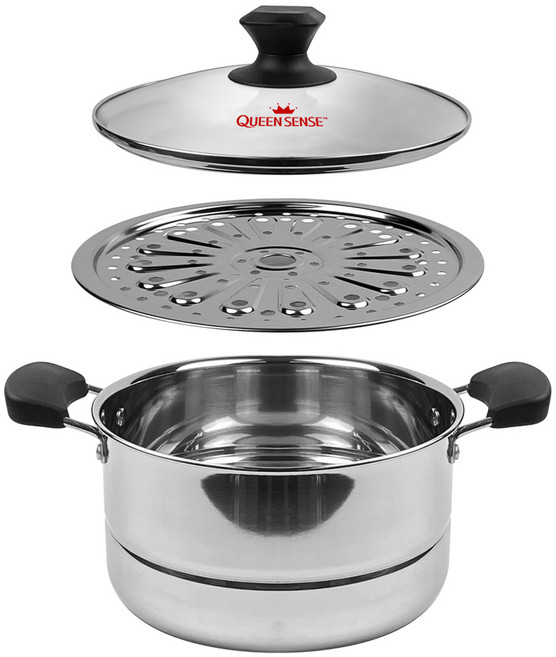 퀸센스 다용도 IH 인덕션 겸용 찜곰솥, 26cm, 1개