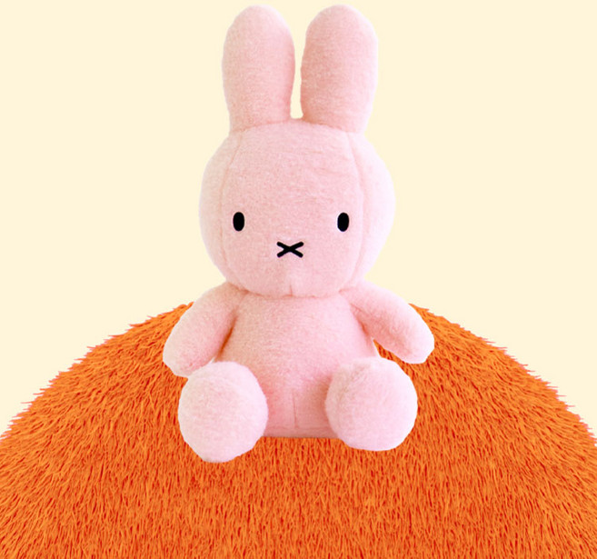 미피 크리미 봉제인형, 핑크, 1개, 25cm