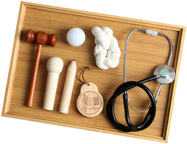 에스엠파티 원목 돌잡이용품 7종 A세트, 혼합색상, 1세트