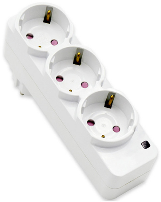 라맥스 스마트 무선형 멀티탭 3구 RPG-430, 15cm, 화이트, 1개