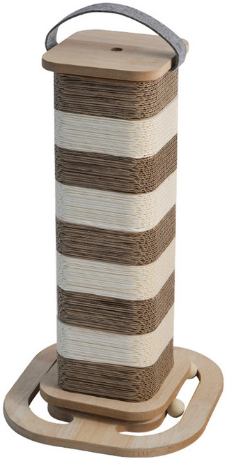 칠시 고양이 모듈러 기둥형 스크래쳐 사각, 혼합색상, 1개