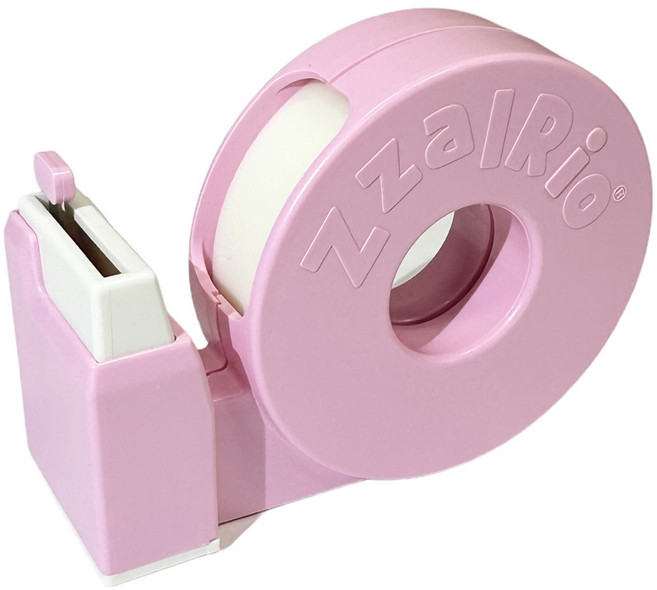 잘잘리오 아동용 안전 휴대용 테이프 디스펜서, 피치 핑크, 1개