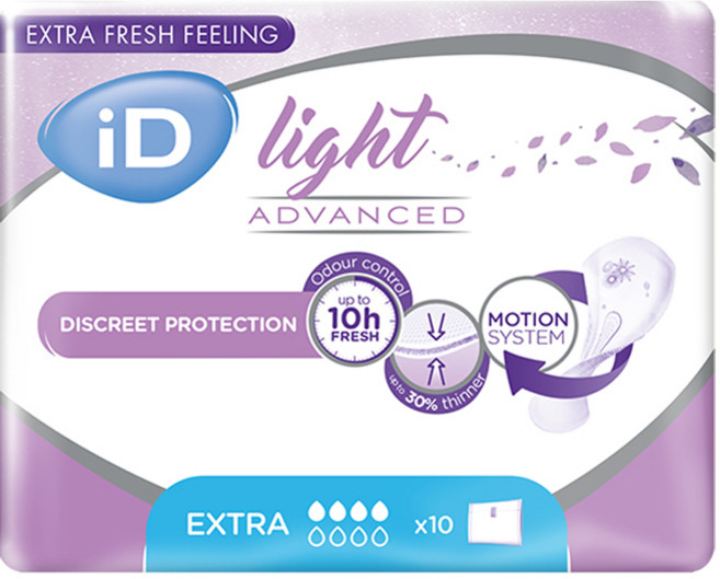 iD 여성용 라이트 기저귀 패드형, 특대형, 10매입, 1팩