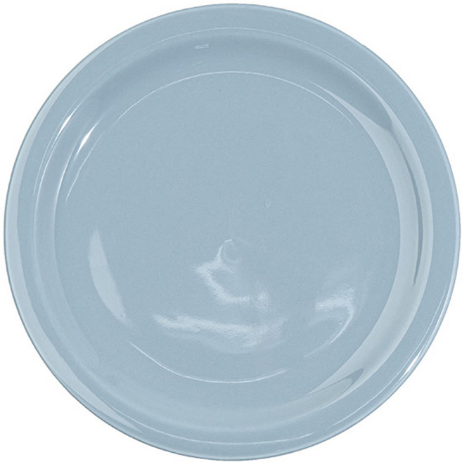 비비드 글로우 디저트 브런치 원형 접시, 스카이블루, 1개