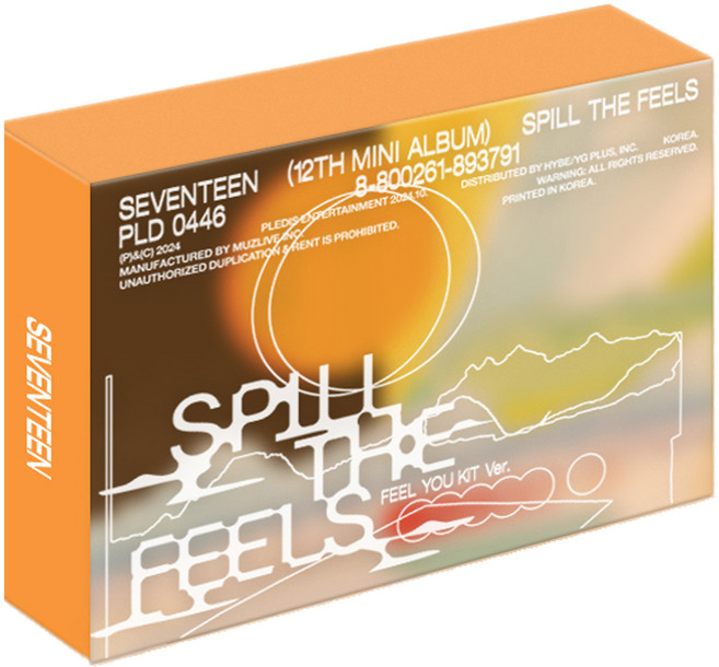 SEVENTEEN 第12張迷你專輯 SPILL THE FEELS KIT版 隨機出貨, 1KIT