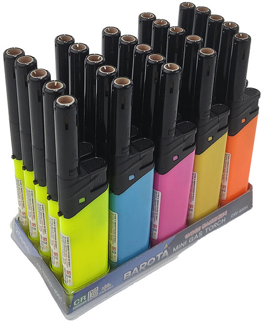 바로타 토치형 미니 점화기, 랜덤 발송, 25개