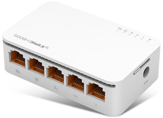 ipTIME 5포트 스위칭 허브, H8005, 1개