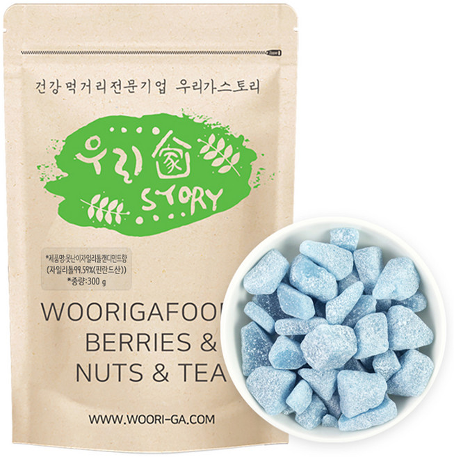우리가스토리 못난이 자일리톨 캔디 민트향, 300g, 1개