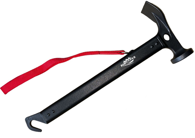 뉴빛클라스 다용도 경량 캠핑망치, 블랙, 1개