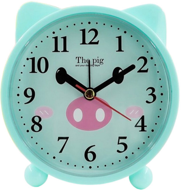 탑피아 고급 탁상시계, 067블루피그