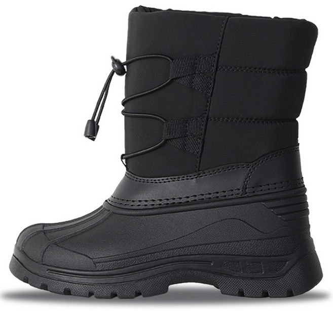 르까프 아동용 아티카 지퍼 방수 방한부츠 LE4W210BLK