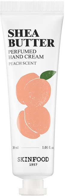 스킨푸드 시어버터 퍼퓸드 핸드크림 피치향, 30ml, 1개