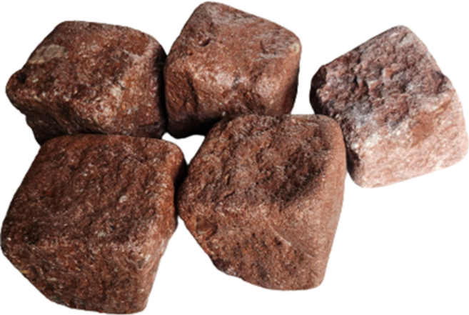 위드블럭 화강암 사구석 인테리어 벽돌, 적색, 6개