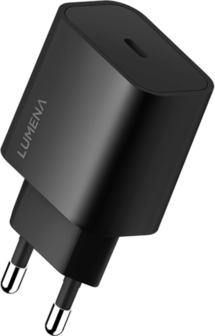 루메나 30W 고속충전기 GQ30, 블랙, 1개