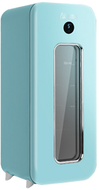 라익미 비스포크 레트로 와인 셀러 미니 음료 냉장고 고객직접설치 15병, 카프리 블루, RW48L