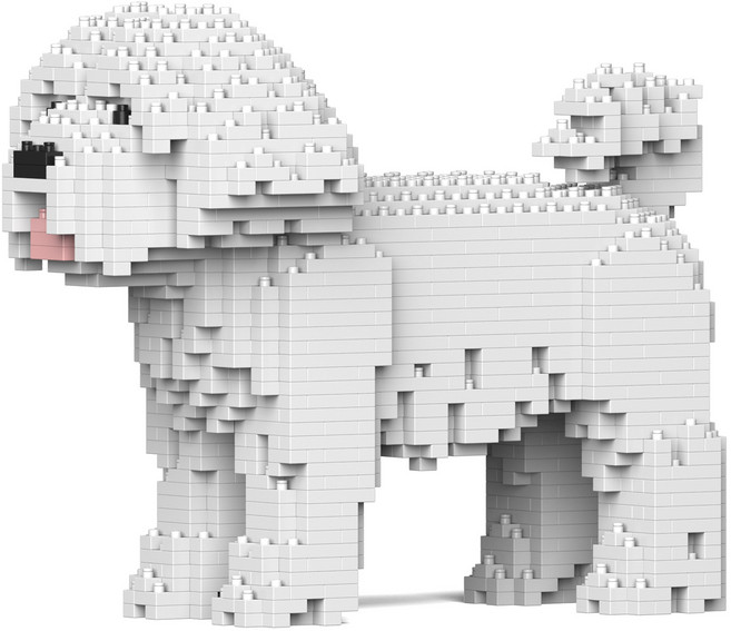 JEKCA 말티즈 강아지 블럭 S, 화이트, 1개