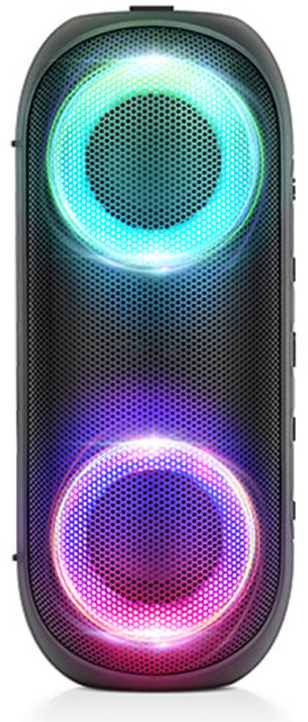 브리츠 RGB 라이트 아웃도어 TWS 블루투스 스피커, 블랙, BZ-UX33