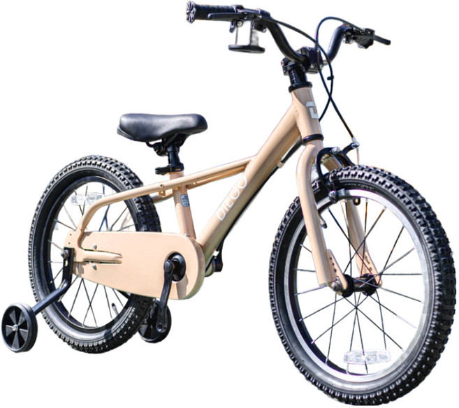 오투휠스 아동용 디에고 Kids A 네발 알루미늄 자전거 40cm 반조립, 베이지, 1개, 115cm