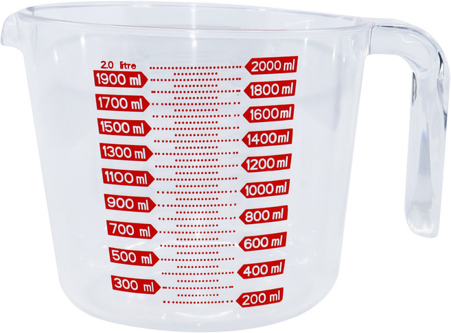 아뻬티 PC 계량컵, 2L, 1개