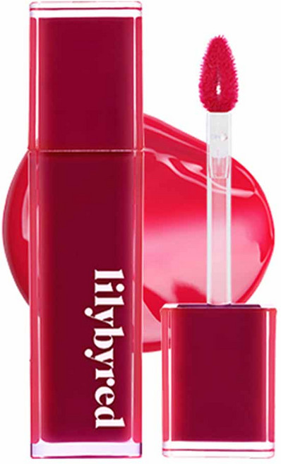 lilybyred 心境謊言水光唇釉 AD07 狂野紅櫻桃 4g, 1支