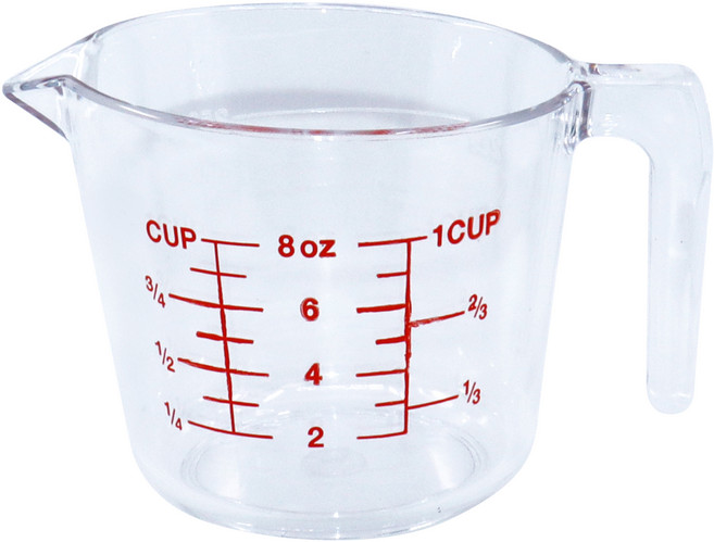 아뻬티 PC 계량컵, 250ml, 1개