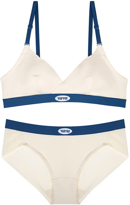 韓國 Yes I AM 無瑕輕感無鋼圈內衣 + 內褲套組