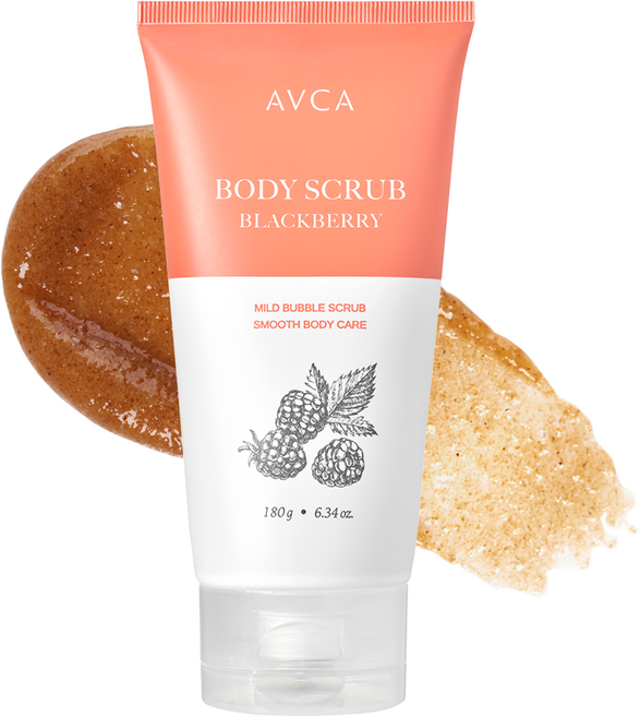 아브카 시그니처 바디스크럽 블랙베리향, 180g, 1개