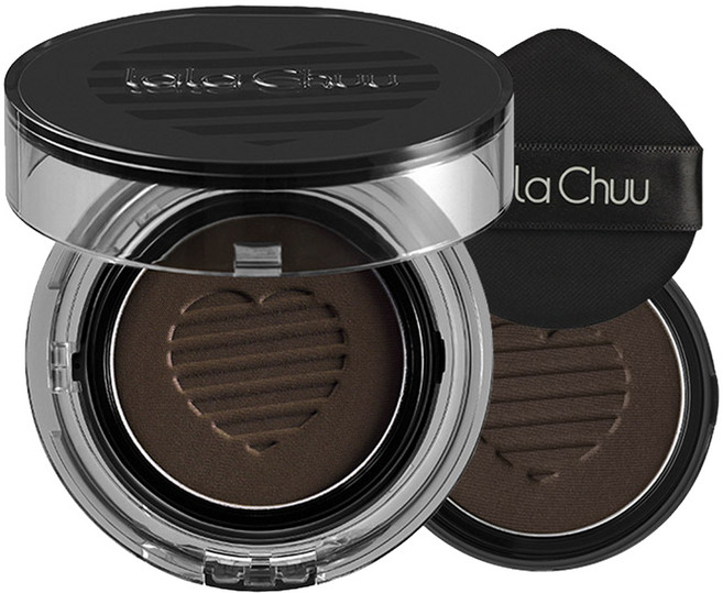 라라츄 헤어 쿠션 퍼펙트 본품 9g + 리필 9g 세트, 다크브라운, 1개