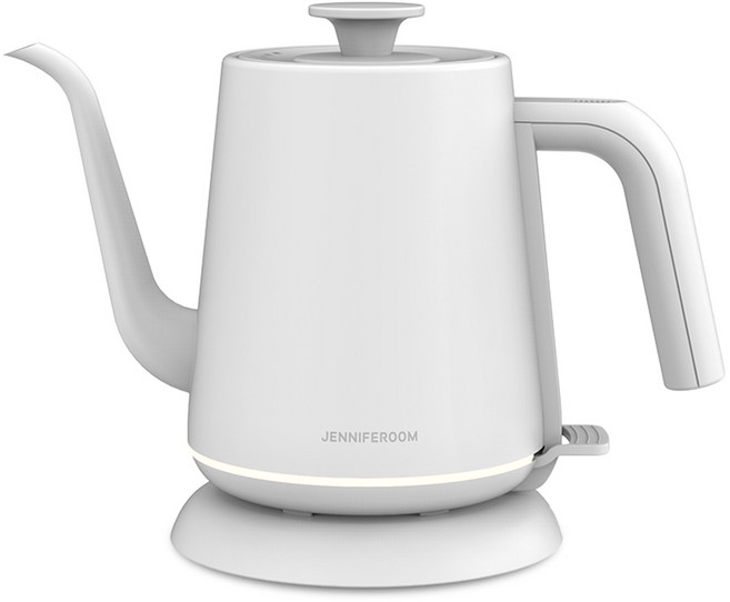 제니퍼룸 무드등 전기 드립포트 0.8L, JRK-KT0801WH