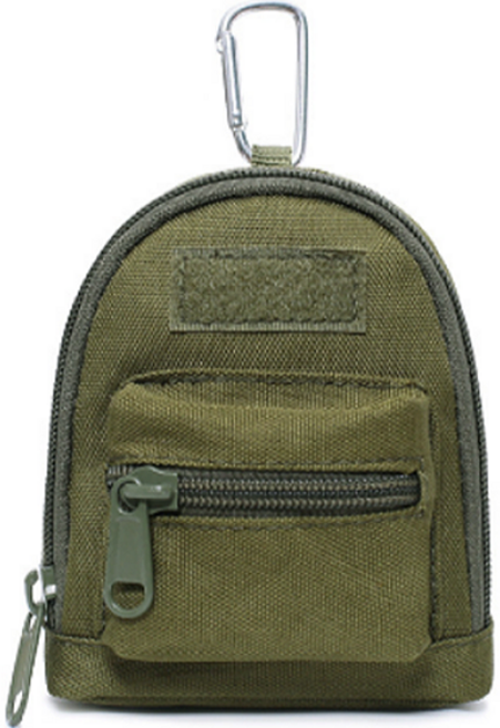 스타리움 미니 백팩 이어폰 소품 파우치, 그린, 1개