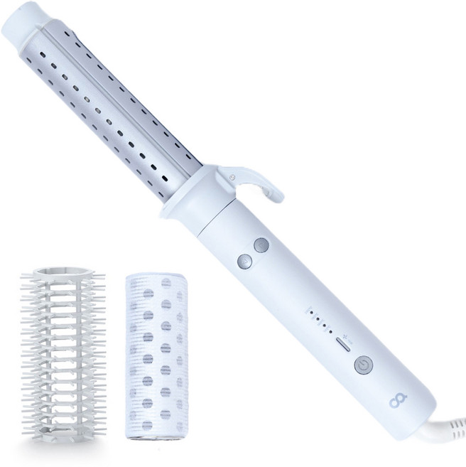 오아 오토셋 웨이브 뿌리 볼륨 프리볼트 봉고데기, 화이트, OHA-029BL