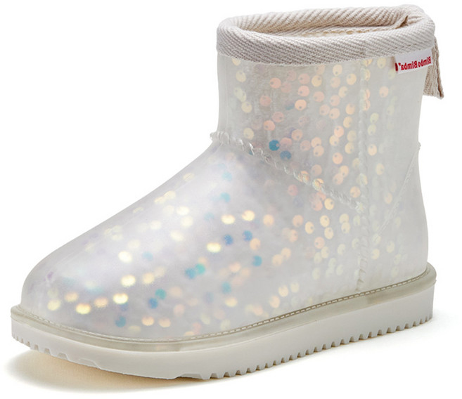 빔보빔바 아동용 샤이닝 털 장화