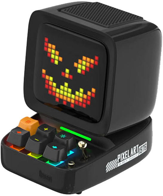 디붐 픽셀 아트 블루투스 스피커, 블랙, DITOO-PRO