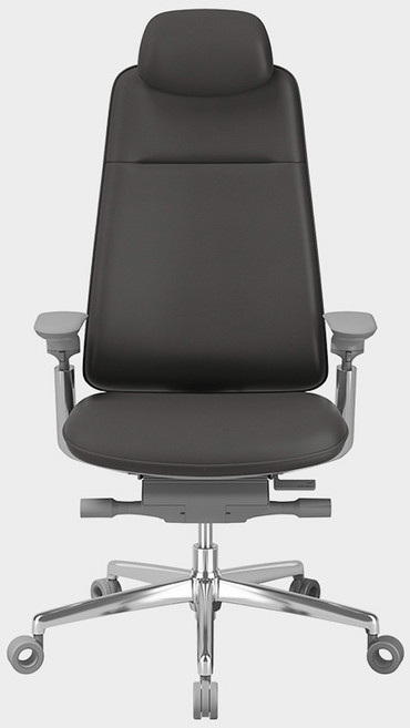 시디즈 하이엔드 천연가죽 HLDA 컴퓨터 책상 의자 T90 방문설치, 쉐도우그레이